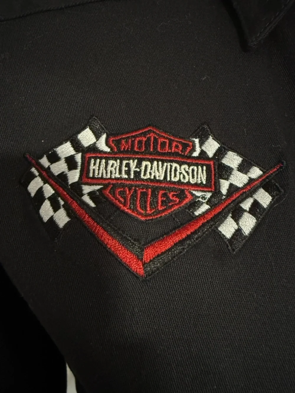Harley-Davidson Black Women's Utility Jacket with Zip Chest Pocket
